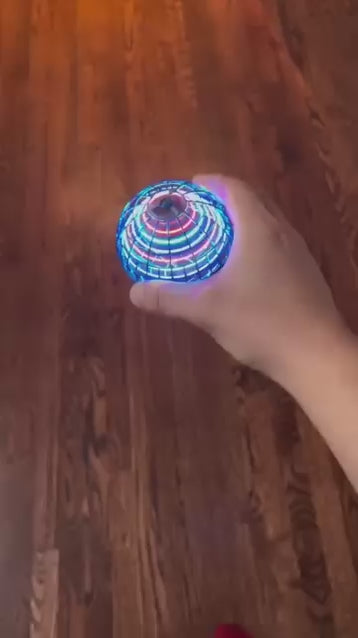 🎇 Bola Voladora Mágica LED – Diversión que Flota, Gira y Regresa